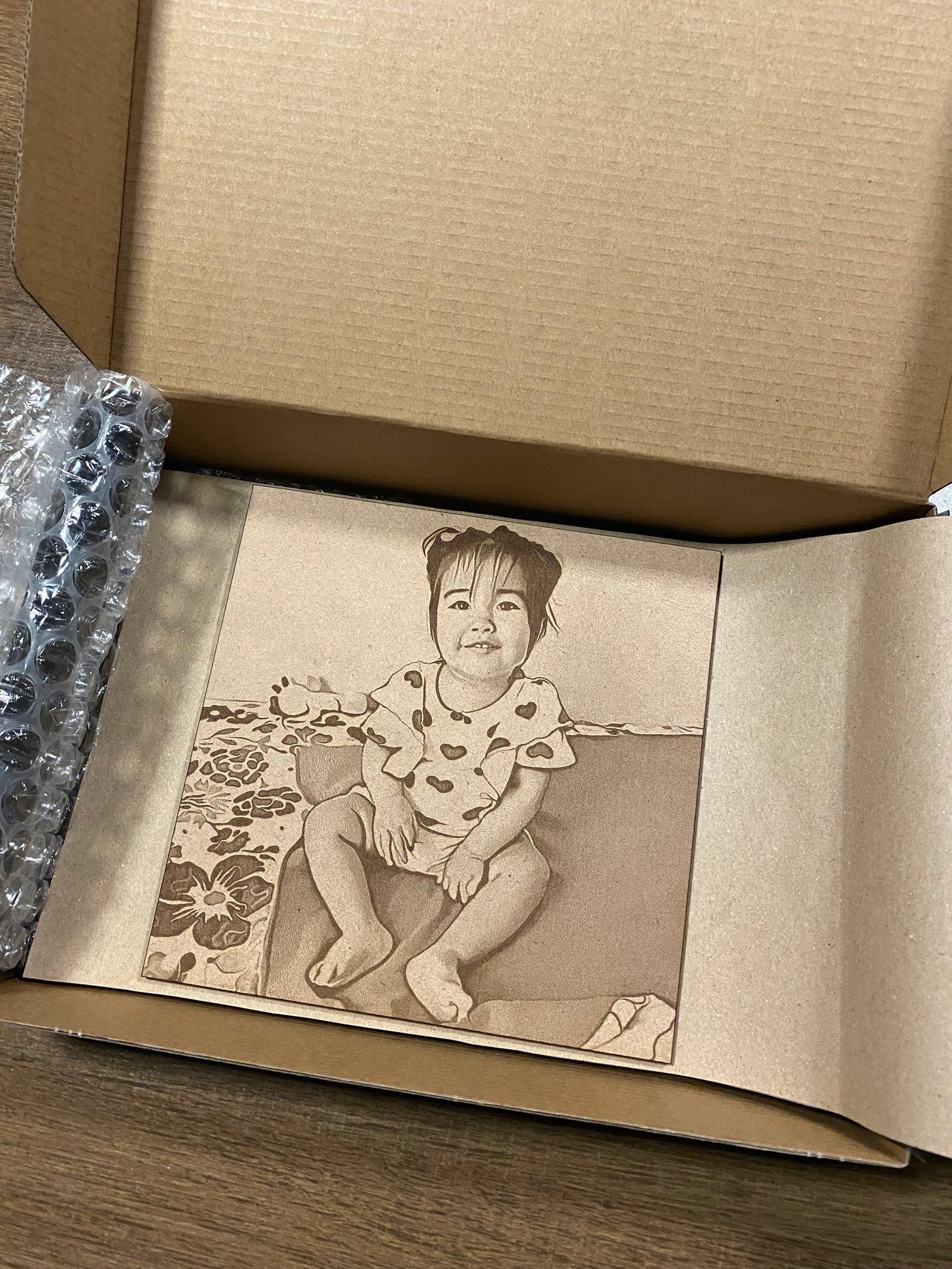 Cuadros personalizados grabados en madera